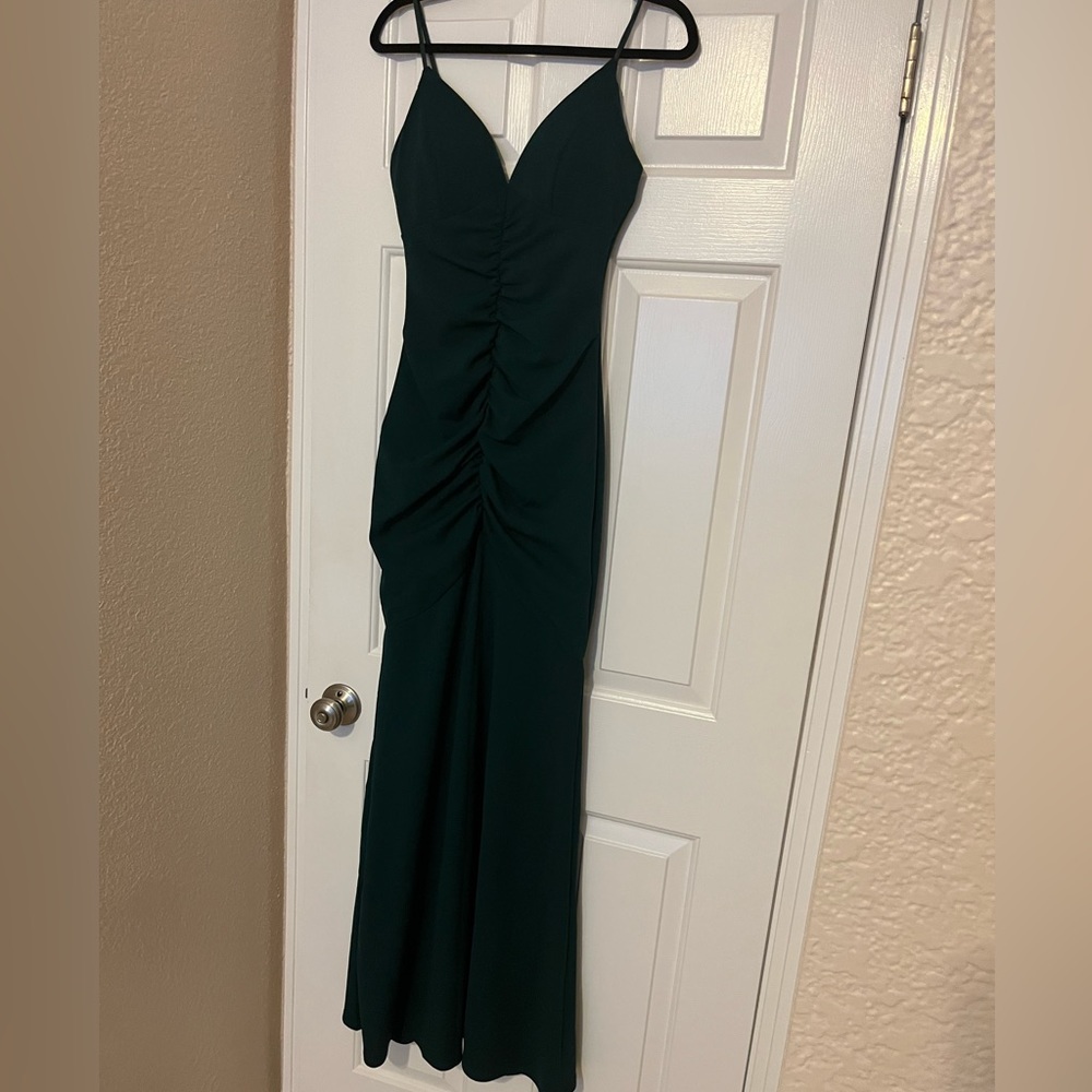 Hunter Green evening dress